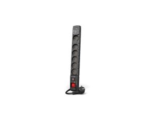Listwa zasilająca ACAR S6 USB A+C 3M 6X 230V PL PD 3.0 QC czarna W2437
