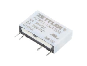 Przekaźnik elektromagnetyczny, SPST-NO, Ucewki: 12VDC, Iwyj: 5A, na PCB AZ921-1A-12DE