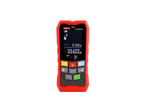Skaner ścienny detektor napięcia metali drewna + dalmierz Uni-T UT-387LM