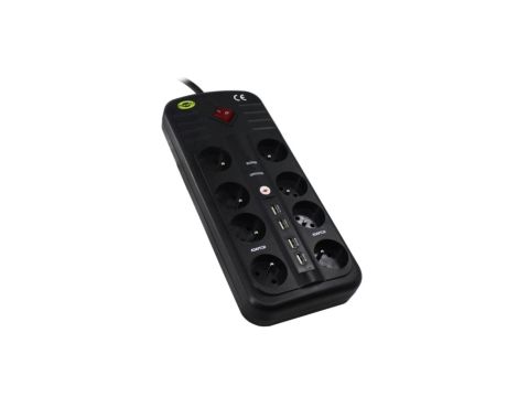 Listwa zasilająca przeciwprzepięciowa Orvaldi ORV-8PL 4XUSB2.0 ORV8PLUSB2.0