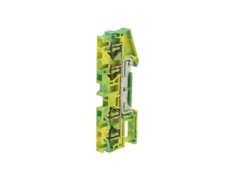Złączka szynowa ST zacisk sprężynowy żółto-zielony 40A 6,2mm 3031461