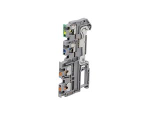 Złączka szynowa na szynę DIN zacisk sprężynowy szary 1,5mm2 3244449