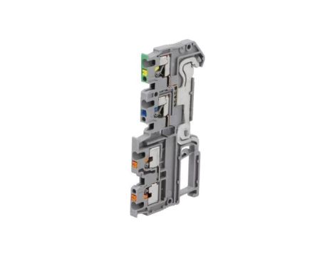 Złączka szynowa na szynę DIN zacisk sprężynowy szary 1,5mm2 3244449