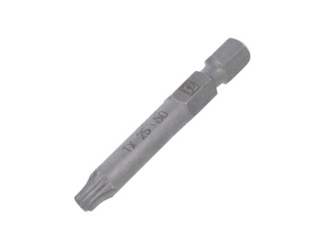 Końcówka wkrętakowa Torx TX25 1/4 Dł.całk 50mm SF-BIT-TX 25-50