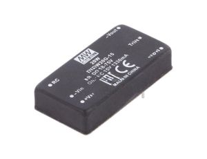 Przetwornica DC/DC, 20W, Uwej: 18...75 VDC, Uwyj: 15 VDC, Iwyj: 1330mA RSDW20G-15
