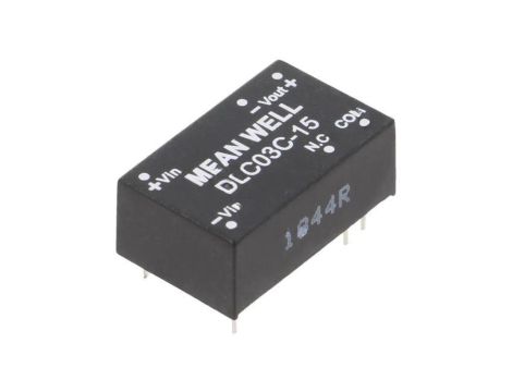 Przetwornica DC/DC, 3W, Uwej: 36...75 VDC, Uwyj: 15 VDC DLC03C-15