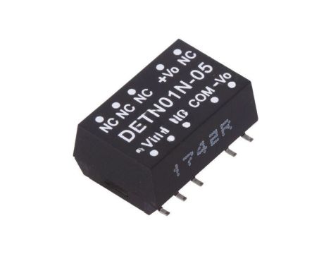 Przetwornica DC/DC, 1W, Uwej: 21,6...26,4 VDC, Uwyj: 5 VDC, Iwyj: 100mA DETN01N-05