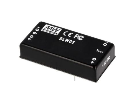 Przetwornica DC/DC, 5W, Uwej: 9...18 VDC, Uwyj: 15 VDC, Iwyj: 333,33mA SLW05A-15