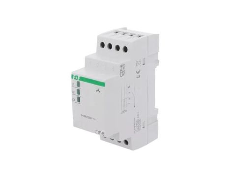 Przekaźnik nadzorczy napięcia, SPST-NO, 3 x 400VAC, 250VAC / 16A, IP20, -25...40C, CZF-B-TRMS