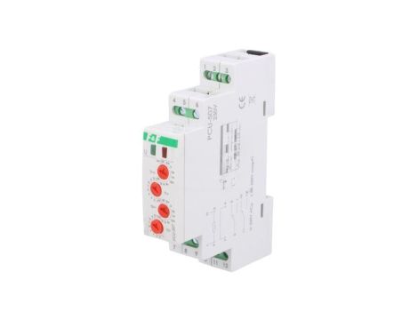 Moduł automatyki przekaźnik czasowy, zaciski śrubowe, 250VAC / 8A, IP20, -25...50C, PCU-507