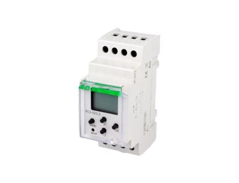 Moduł automatyki programator czasowy, zaciski śrubowe, 250VAC / 16A, IP20, -20...50C, PCZ-523