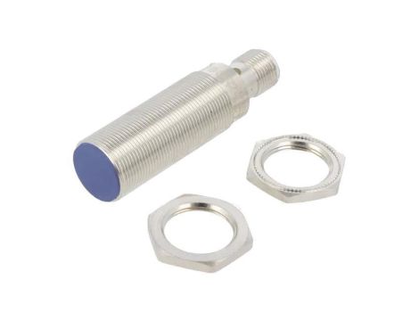 Czujnik indukcyjny, zabudowany, z konfiguracją wyjścia PNP/NC, max. 0,2A, 0...5mm, IP67, XS118BLPBM12