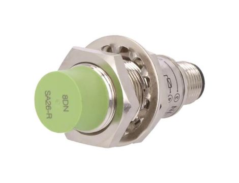 Czujnik indukcyjny, wysunięte, z konfiguracją wyjścia: NPN/NO, max. 0,2A, M12 męski, 0...8mm, IP67, PRCM18-8DN