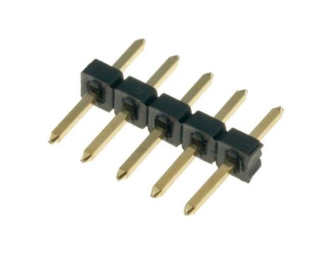 Złącze kołkowe, listwa kołkowa, męskie, proste,Il. pinów: 5, THT, 3A, 100V, SLY 1, raster: 2 mm 10062070