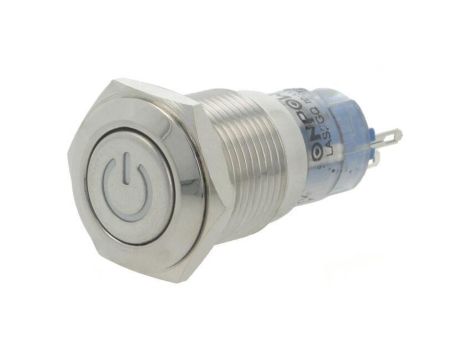 Przełącznik: wandaloodporny Poz: 2 SPDT 0,5A/220VAC 1A/24VDC LAS2GQF-11ZDT/Y/12V/S