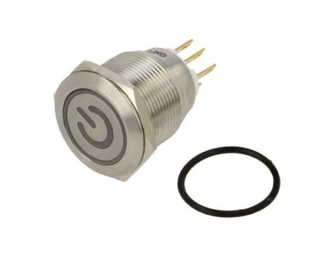 Przełącznik: wandaloodporny Poz: 2 SPDT 3A/220VAC 5A/24VDC GQ22-L-11ET/J/G/24V/S