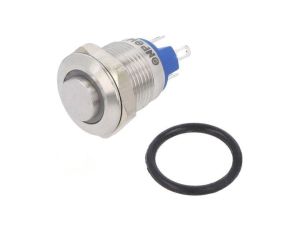 Przełącznik: wandaloodporny Poz: 2 SPST-NO 2A/36VDC IP65 Ø12mm GQ12-AH-10E/J/G/12V/S