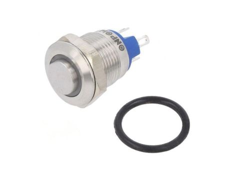 Przełącznik: wandaloodporny Poz: 2 SPST-NO 2A/36VDC IP65 Ø12mm GQ12-AH-10E/J/G/12V/S