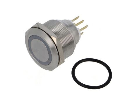 Przełącznik: wandaloodporny Poz: 2 SPDT 3A/220VAC 5A/24VDC GQ25-L-11E/J/W/24V/S