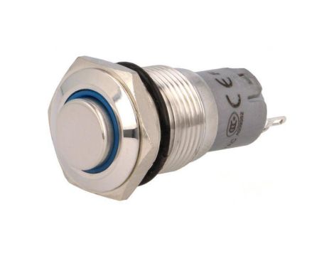Przełącznik: wandaloodporny Poz: 2 SPDT 0,5A/220VAC 1A/24VDC LAS2GQH-11E/B/24V/S/FP