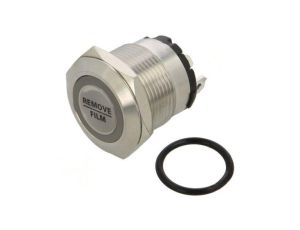 Przełącznik: wandaloodporny Poz: 2 SPST-NO 20A/220VAC IP40 ONPOW6219F-10ZE/J/G/24V/S (SHORT PINS)