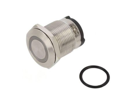 Przełącznik: wandaloodporny Poz: 2 SPST 10A/24VDC IP65 12V ONPOW6319F-10E/Q/R/12V/S