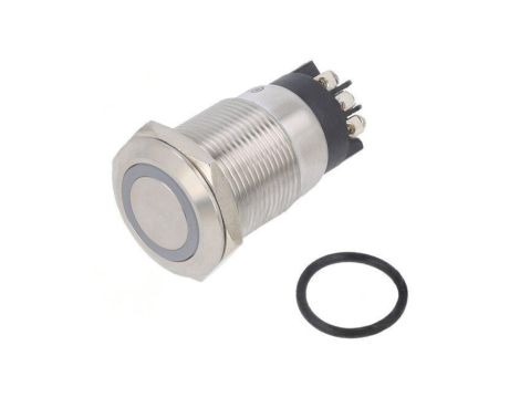 Przełącznik: wandaloodporny Poz: 2 SPDT 3A/220VAC 5A/24VDC LAS1GQF-11E/L/B/12V/S