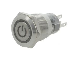 Przełącznik: wandaloodporny Poz: 2 SPDT 0,5A/220VAC 1A/24VDC LAS1-AGQ-11ET/G/24V/S
