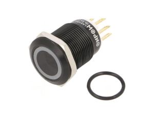 Przełącznik: wandaloodporny Poz: 2 SPDT 3A/220VAC 5A/24VDC LAS1GQF-11E/W/12V/A