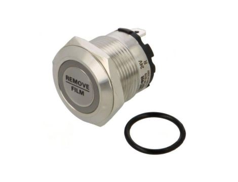 Przełącznik: wandaloodporny Poz: 2 SPST-NO 20A/220VAC IP40 ONPOW6219F-10E/J/R/24V/S (SHORT PINS)
