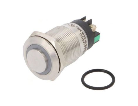 Przełącznik: wandaloodporny Poz: 2 SPDT 3A/220VAC 5A/24VDC LAS1GQH-11E/L/G/12V/S