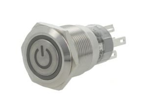 Przełącznik: wandaloodporny Poz: 2 SPDT 0,5A/220VAC 1A/24VDC LAS1-AGQ-11ZET/G/12V/S