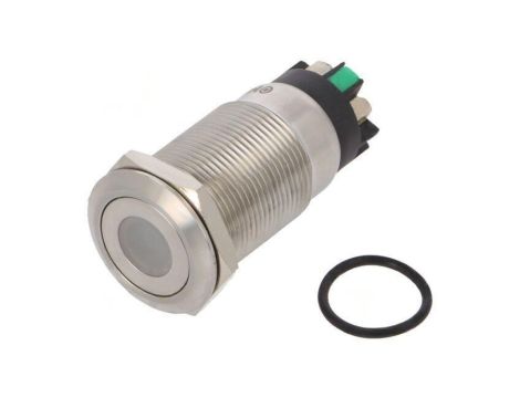Przełącznik: wandaloodporny Poz: 2 SPDT 3A/220VAC 5A/24VDC LAS1GQF-11ZD/L/G/12V/S