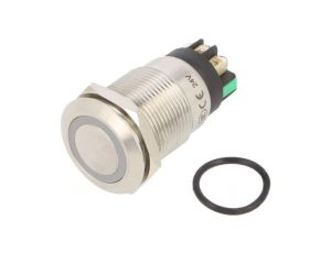 Przełącznik: wandaloodporny Poz: 2 SPDT 3A/220VAC 5A/24VDC LAS1GQF-11E/L/G/24V/S