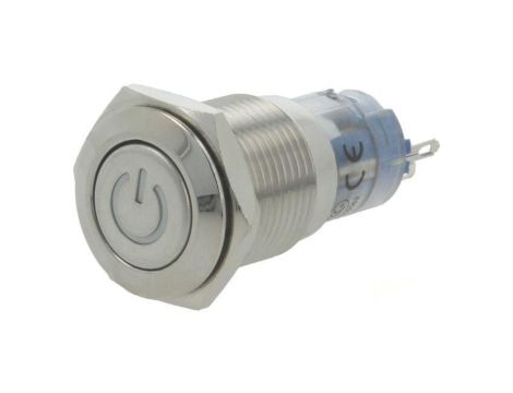 Przełącznik: wandaloodporny Poz: 2 SPDT 0,5A/220VAC 1A/24VDC LAS2GQF-11ZDT/R/12V/S