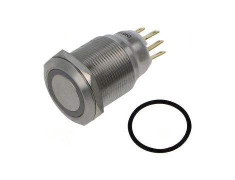 Przełącznik: wandaloodporny Poz: 2 SPDT 3A/220VAC 5A/24VDC GQ22-L-11ZE/J/G/12V/S