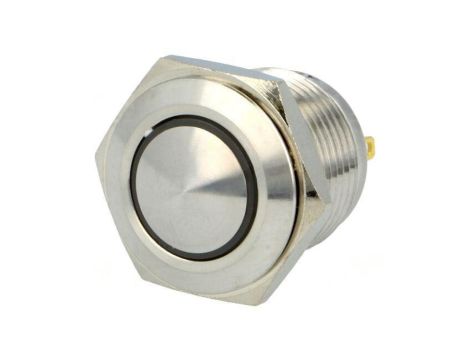 Przełącznik: wandaloodporny Poz: 2 SPST-NO 2A/36VDC IP65 12V GQ16B-10E/J/R/12V/S