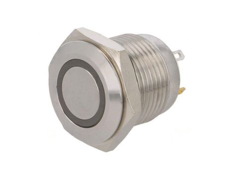 Przełącznik: wandaloodporny Poz: 2 SPST-NO 2A/36VDC IP65 Ø16mm GQ16F-10E/J/G/24V/S