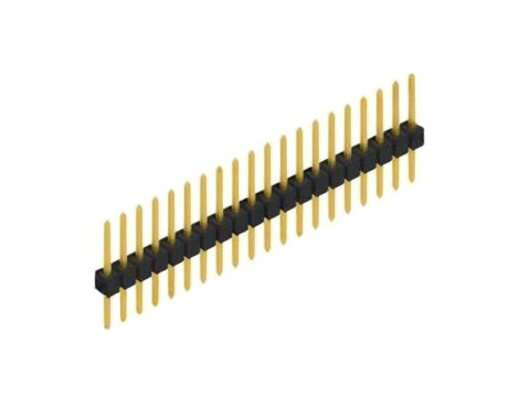 Złącze kołkowe, listwa kołkowa, męskie, proste,Il. pinów: 20, THT, 3A, 250V, SL 1, raster: 2,54 mm 10046390