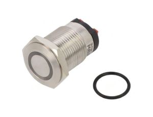 Przełącznik: wandaloodporny Poz: 2 SPST 10A/24VDC IP65 12V ONPOW6316F-10E/Q/R/12V/S