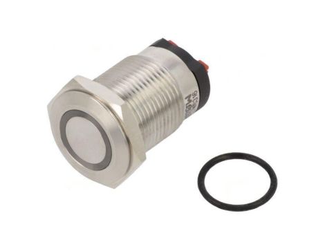 Przełącznik: wandaloodporny Poz: 2 SPST 10A/24VDC IP65 12V ONPOW6316F-10E/Q/R/12V/S