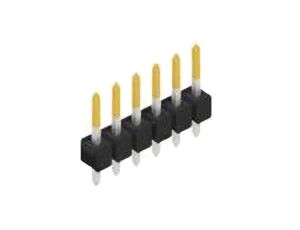 Złącze kołkowe, listwa kołkowa, męskie, proste,Il. pinów: 6, THT, 3A, 250V, SL 1, raster: 2,54 mm 10046120