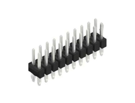 Złącze kołkowe, listwa kołkowa, męskie, proste,Il. pinów: 20, THT, 3A, 250V, 2x10, raster: 2,54 mm 10059891
