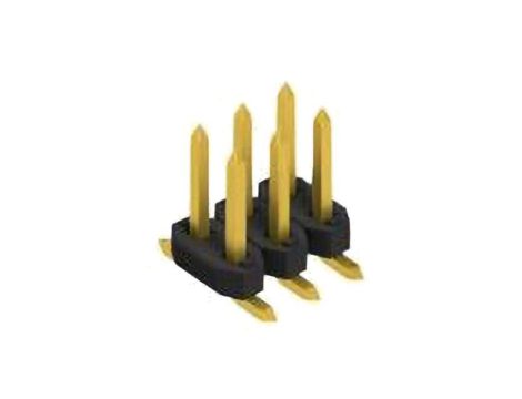 Złącze kołkowe, listwa kołkowa, męskie, Il. pinów: 6, SMT, 3A, 100V, raster: 2 mm 10063556