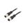 Kabel do czujników/automatyki M12 PIN 5 3m wtyk 36VDC PVC M12-C312 3M