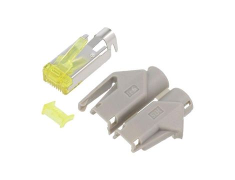 Złącze RJ45 wtyk PIN 8 Cat 6a nieekranowane złocony 8p8c 1414395