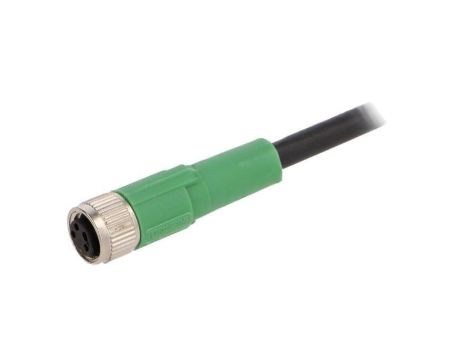 Kabel do czujników/automatyki PIN 4 M8 żeński proste 1,5m SAC-4P-1,5-PUR/M8FS
