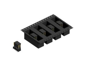 Złącze kołkowe, listwa kołkowa, męskie, kątowe,Il. pinów: 10, SMT, 3A, 250V, 2x5, raster: 2,54 mm 10049631