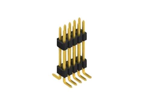 Złącze kołkowe, listwa kołkowa, męskie, kątowe,Il. pinów: 10, SMT, 1,5A, 125V, raster: 1,27 mm 10175318