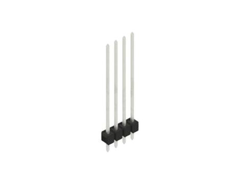 Złącze kołkowe, listwa kołkowa, męskie, proste,Il. pinów: 4, THT, 3A, 250V, SL 11, raster: 2,54 mm 10048970